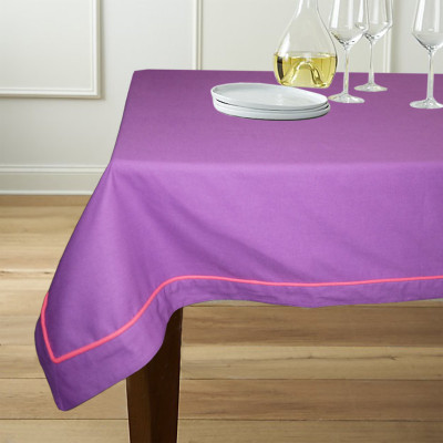 

Lushomes Solid 6 Seater Table Cover(Purple, Cotton)
