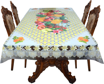 

Rajri Decor Printed 6 Seater Table Cover(Multicolor, PVC)