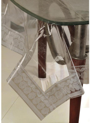 

Expression Home Solid 6 Seater Table Cover(Transparent, PVC)