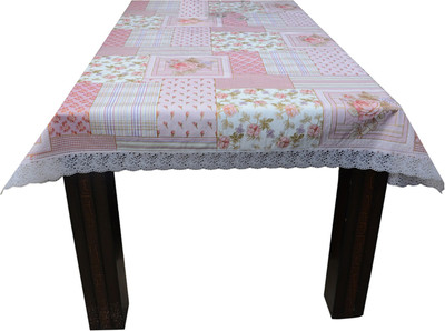 

The Trendy Floral 4 Seater Table Cover(Multicolor, PVC)