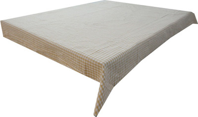 50% OFF on Adt Saral Checkered 4 Seater Table Cover(Beige, Cotton) 50% OFF on Adt Saral Checkered 4 Seater Table Cover(Beige, Cotton)