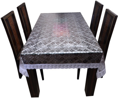

The Trendy Geometric 8 Seater Table Cover(White, PVC)