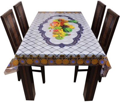 

The Trendy Printed 6 Seater Table Cover(Multicolor, PVC)