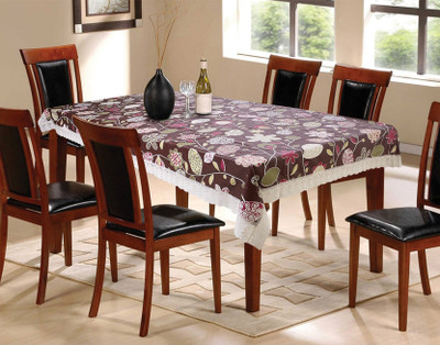 

Rajri Decor Printed 6 Seater Table Cover(Multicolor, PVC)