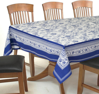 

Elan Printed 8 Seater Table Cover(Blue, Cotton)