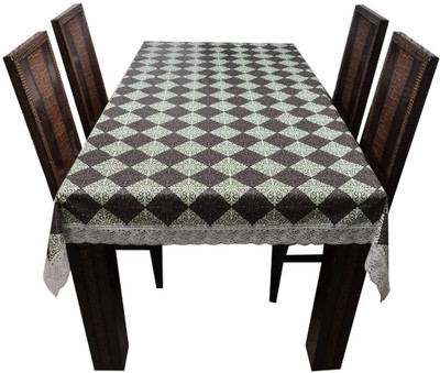 

The Trendy Printed 6 Seater Table Cover(Multicolor, PVC)
