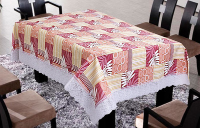 

E-Retailer Printed 4 Seater Table Cover(Multicolor, PVC)