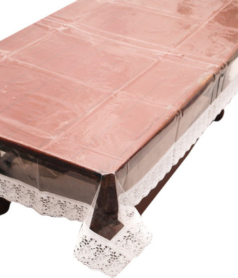 

E-Retailer Solid 4 Seater Table Cover(White, PVC)