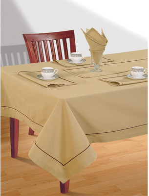 

Swayam Solid Table Cover(Brown, Cotton)