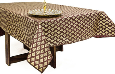 

Cannigo Printed 8 Seater Table Cover(Brown, PVC)