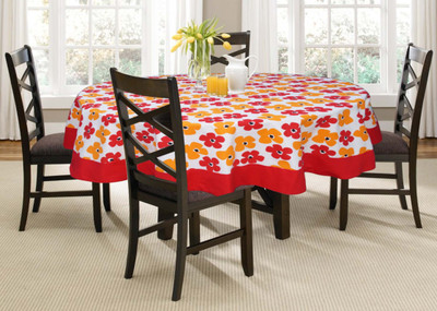 

Lushomes Printed 6 Seater Table Cover(Multicolor, Cotton)
