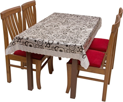 

Rajri Decor Printed 6 Seater Table Cover(Multicolor, PVC)