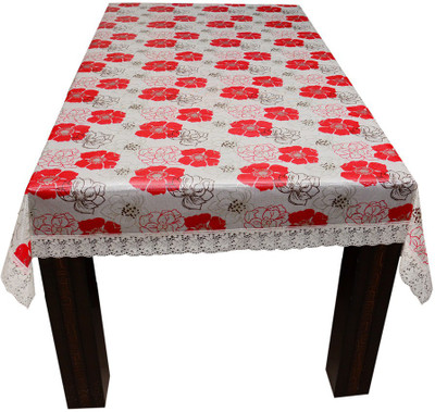

The Trendy Printed 4 Seater Table Cover(Multicolor, PVC)