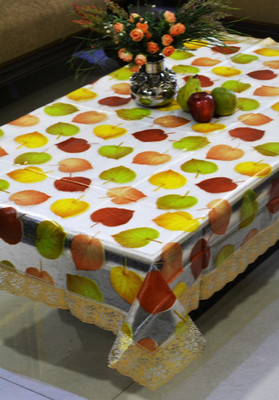 

Freely Floral 4 Seater Table Cover(Multicolor, PVC)