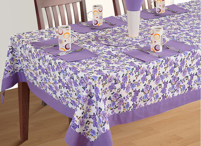 

Swayam Printed 4 Seater Table Cover(Purple, Cotton)