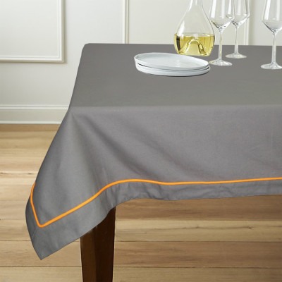 

Lushomes Solid 6 Seater Table Cover(Grey, Cotton)