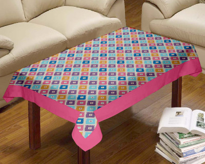 

Lushomes Printed 4 Seater Table Cover(Multicolor, Cotton)
