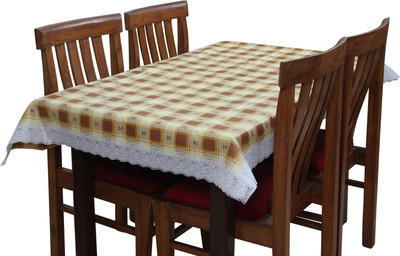 

Rajri Decor Printed 6 Seater Table Cover(Multicolor, PVC)