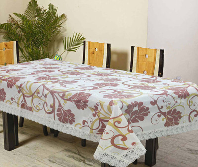 

Rhome Printed 6 Seater Table Cover(Multicolor, Plastic)
