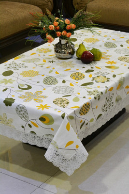

Freely Printed 8 Seater Table Cover(Multicolor, PVC)