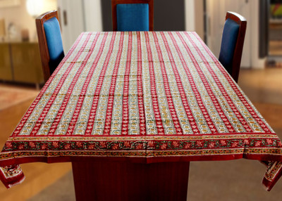 

Coco Bee Floral 6 Seater Table Cover(Multicolor, Cotton)