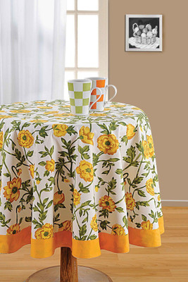 

Swayam Printed 6 Seater Table Cover(Multicolor, Cotton)