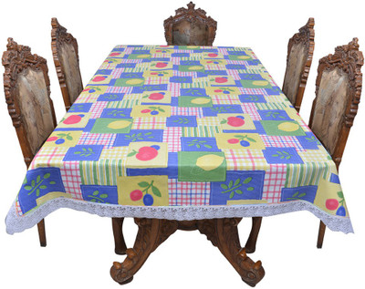 

The Trendy Printed 8 Seater Table Cover(Multicolor, PVC)