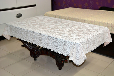 30% OFF on Katwa Clasic Crocheted 2 Seater Table Cover(White, PVC) 30% OFF on Katwa Clasic Crocheted 2 Seater Table Cover(White, PVC)