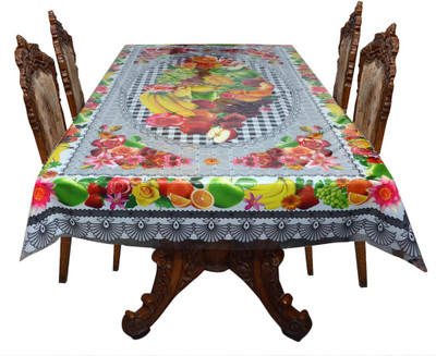 

The Trendy Printed 8 Seater Table Cover(Multicolor, PVC)