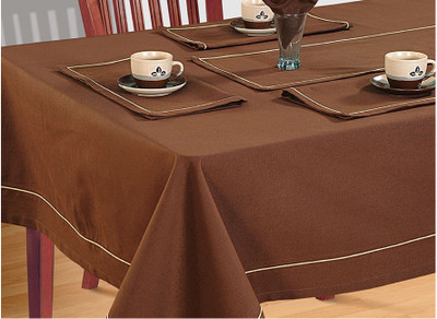 

Swayam Solid 8 Seater Table Cover(Brown, Cotton)
