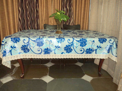 

Amita Home Furnishing Floral 6 Seater Table Cover(Multicolor, Plastic)