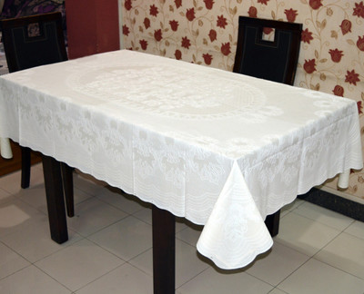

Katwa Clasic Floral 6 Seater Table Cover(Lemon, PVC)