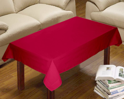 

Lushomes Solid 4 Seater Table Cover(Pink, Cotton)