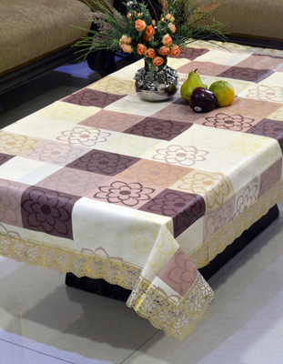 

Freely Checkered 8 Seater Table Cover(Multicolor, PVC)