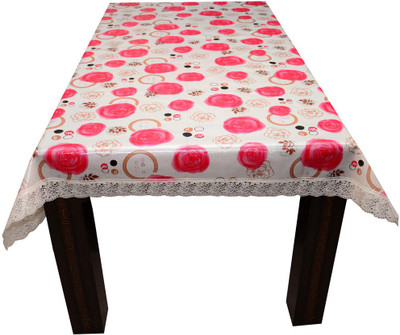 

The Trendy Printed 4 Seater Table Cover(Multicolor, PVC)