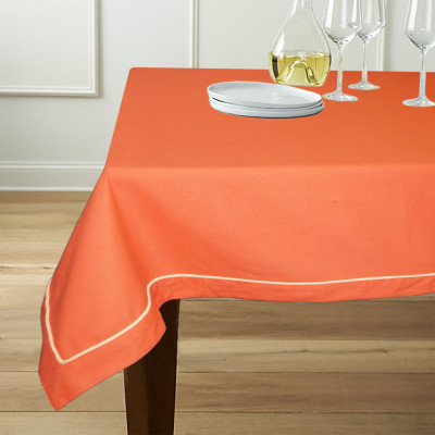 

Lushomes Solid 6 Seater Table Cover(Red, Cotton)