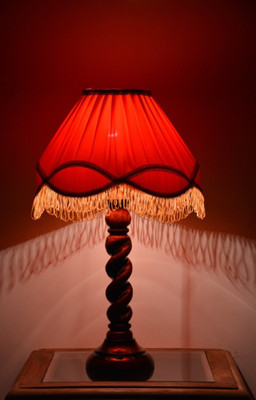 

Yashasvi Decor Table Lamp(40.64 cm, Red)