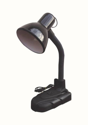 Allora Stylish Black With 7 Watt LED Bulb Study Lamp(24 cm, Black)