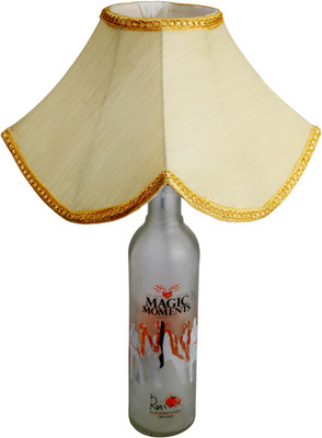 

Aadhya Creations Magic Vodka Table Lamp(37 cm, Beige)
