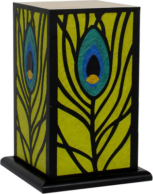 

Shady Ideas MAYUR PANKH MULTICOLOUR LED Table Lamp(20.32 cm, Multicolor)