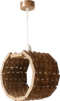 

Sylvn Studio Sylvn Loop Ceiling lamp Night Lamp(19 cm, Brown)