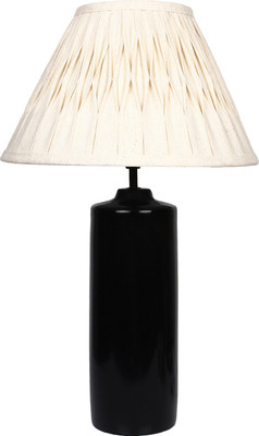 

The Decor Mart Black Ceramic Table Lamp(59.69 cm, Black)