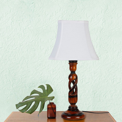 

Yashasvi Paulette White Table Lamp(45 cm, White)
