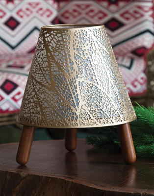 Orange Tree Juniper Table Lamp(29 cm, Gold)