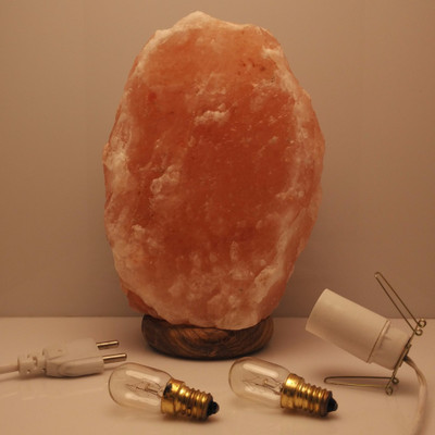 

Himalayan Sutra Rock Salt Lamp Table Lamp(25 cm, Pink)