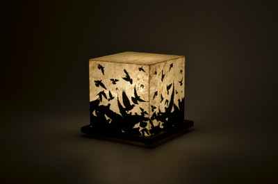

Shady Ideas Taking Flight Small Table LED Table Lamp(Beige, Black)