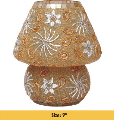 

Shivam Light Golden Table Lamp(9 cm, Gold)