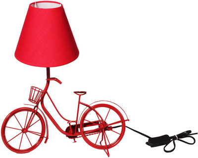 

The Craz Me Light It Up Vintage Cycle Table Lamp(40 cm, Red)