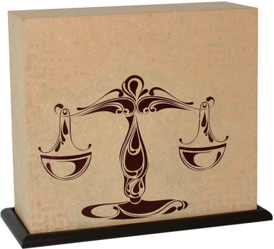 

Shady Ideas Balancing Act LED Table Lamp(Beige, Brown)