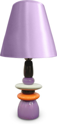 

Calmistry Multicolor Pebble Ceramic Table Lamp(52 cm, Multicolor)